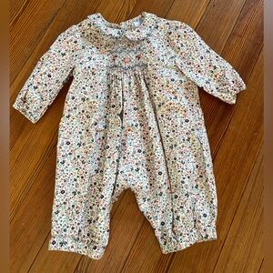 Luli & Me Multicolor Floral Footie